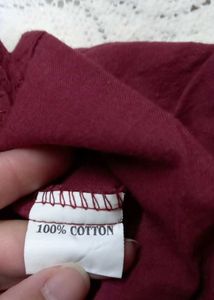 Maroon Kurta