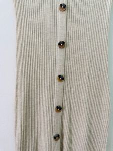 H&amp;M Beige Bodycon Dress 👗