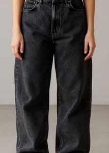 Charcoal Black Mom Jeans