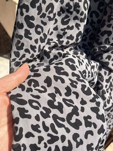 Sexy Grey Leopard Print Dress