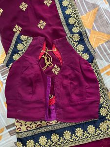 Wedding Saree With Blouse