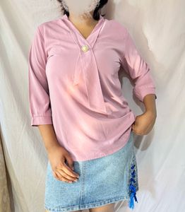 Elegant Pink Blouse
