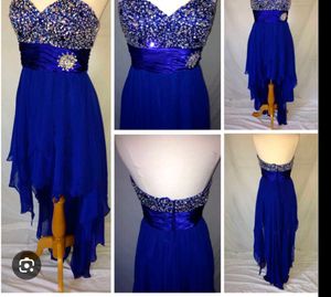 Elegant Blue Party Dress