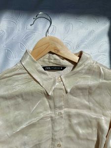 Zara Satin Shirt 🍨🍦
