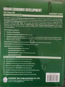 Indian Economy Class 12 Sandeep Garg