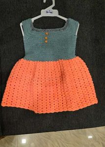 Handmade Crochet Baby Dress