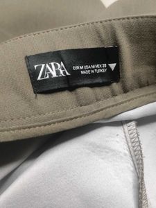 Zara Khaki Skort