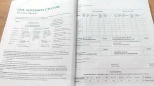 CBSE Assessment Structure Sheet For Class 8