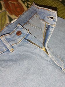 Wide Leg Denim Jeans