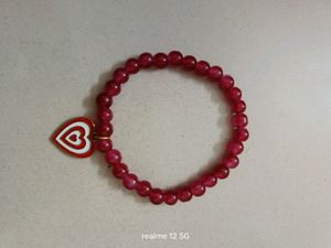 Aesthetic Red Heart Bracelet