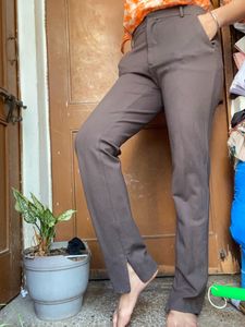 ZARA OLIVE GREEN TROUSERS