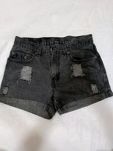 Levi's Charcoal GreyJeans Shorts  | Waist - 30