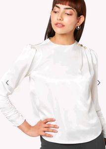 Satin White Top/ Tops & Dresses For Rs.99 Only