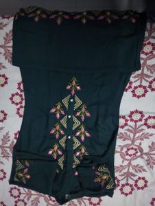 Green Kurti Set