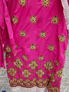 Pink Embroidered Salwar Kameez