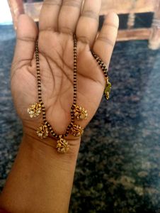 Beautiful Peacock Charms Black Beads