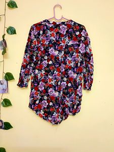 Floral Top For Womens|Size:XXL
