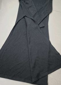 Black High-Neck Bodycon Dress: