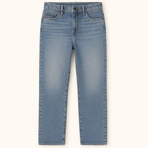 Light Wash Straight Leg Jeans