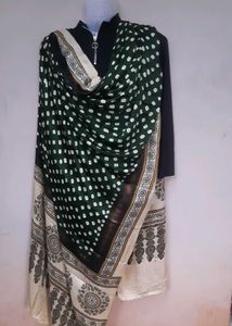Pure Modal Silk Bhandhani Duppatta