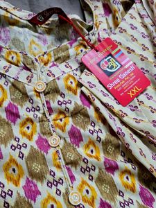 Three Ganesh Stright Kurthi Set
