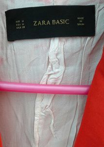 ZARA BASIC Coral Blazer