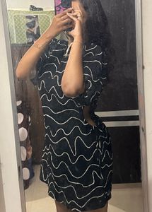 ONLY White Stripes Dress