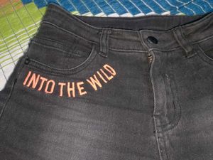 Black Denim Shorts