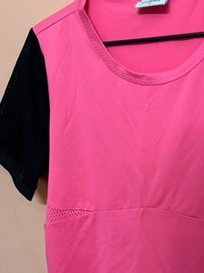 Sale❗️ Neon Pink &amp; Black Active Top
