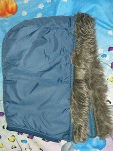 Qube Blue Puffer Jacket - Size XXL