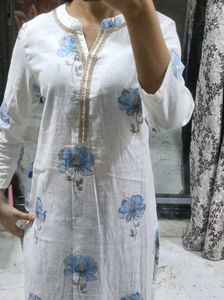 Floral Print Kurta