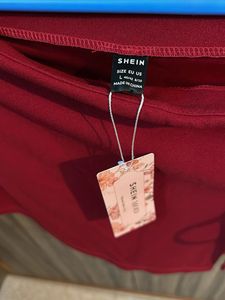 Red Lace-Up Mini Skort