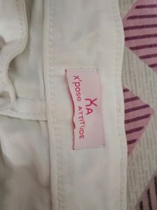 White Jeans Capri