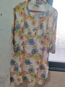 Floral Print Kurta
