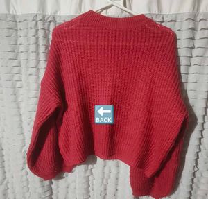 Rose Pink Knit Sweater