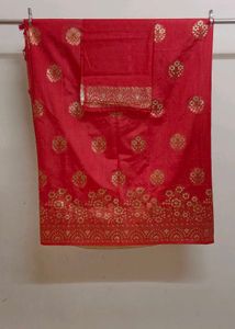 New Saree with Unstitched Blouse