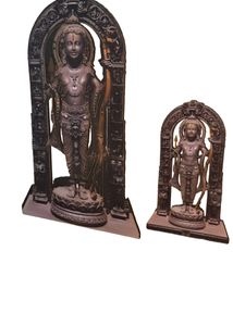 Ram Lalla Wood Pasting Design Laminated Pack Of 2