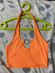 Orange bralette Top