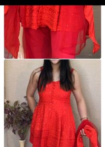 Kurti With Pant Without Dupatta