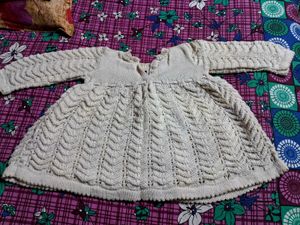 Cute Knitted Baby Dress