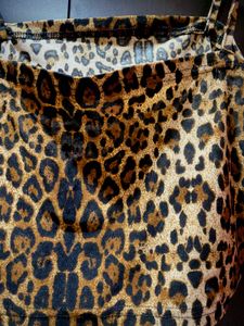 Leopard Print Crop Top (Adjustable Straps)
