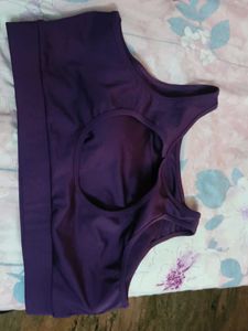 Purple Sports Bra