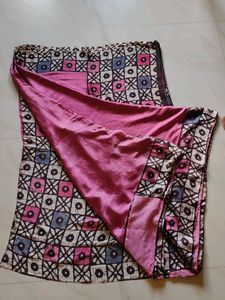 Beautiful 😍 rose 💕💕 colour saree😘