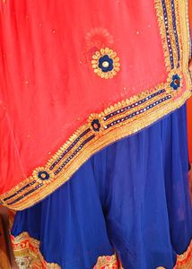 80 Kali Full Gherdar Lehnga Odhni