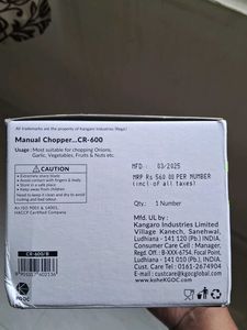 Kohe Manual Food Chopper