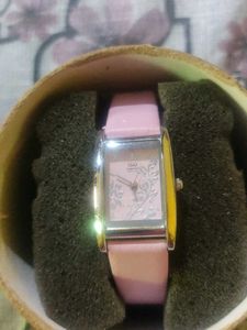 A Pink Wrist Watch