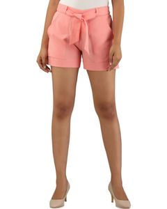 Red &amp; Pink Cotton Linen Shorts Combo - Never Worn