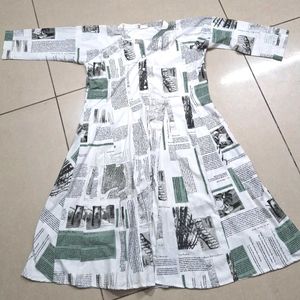 Beautiful Paper Cotton Frock
