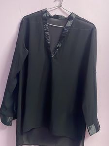 Black Georgette top