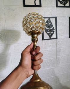 Crystal Ball Candle Stand